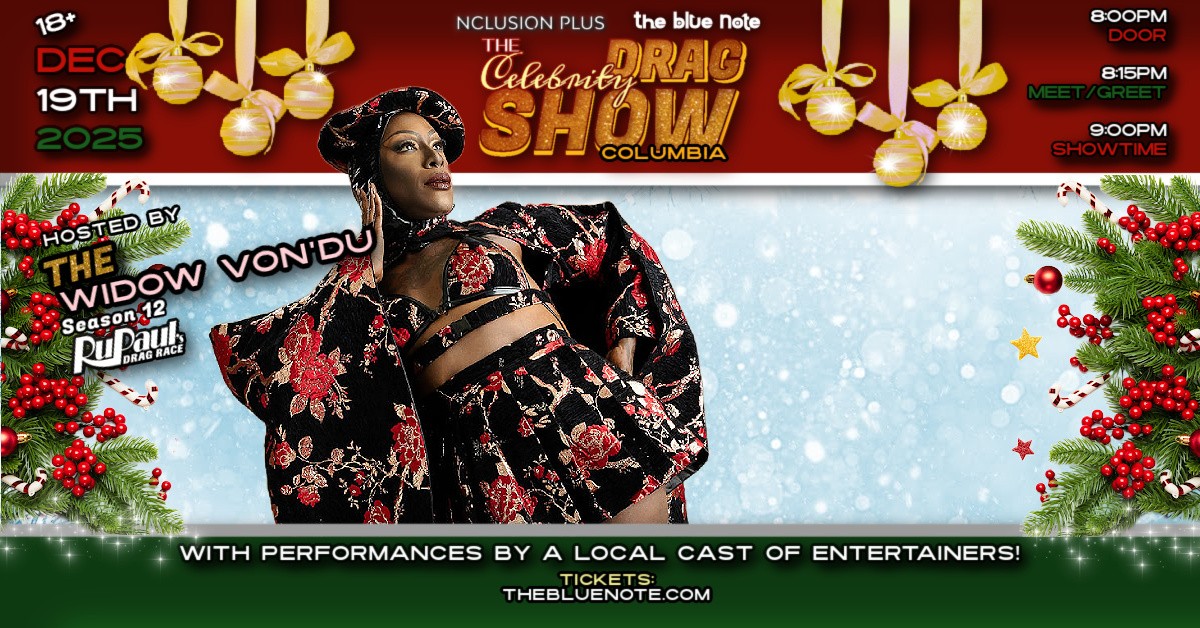 The Celebrity Drag Show: Holiday Extravaganza at The Blue Note on December 19, 2025