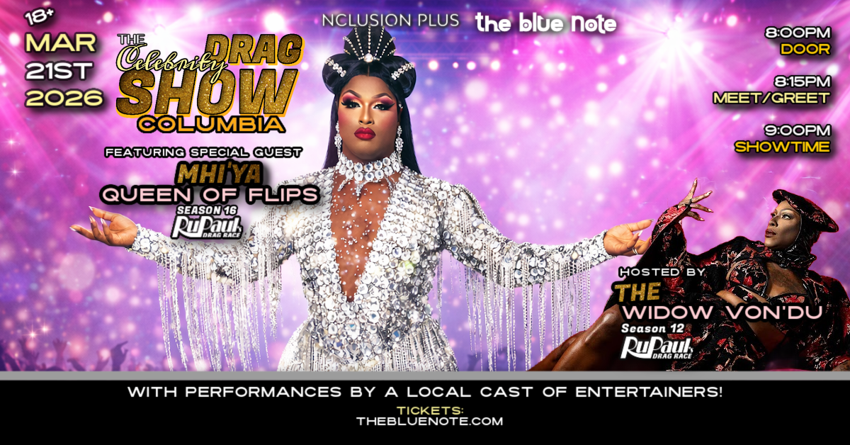 The Celebrity Drag Show ft. Mhi’Ya Iman Le Paige at The Blue Note on March 21, 2026