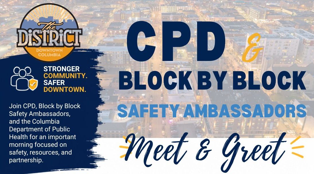 CPD, Block By Block, & Safety Ambassors Meet & Greet at The Blue Note on July 8, 2026